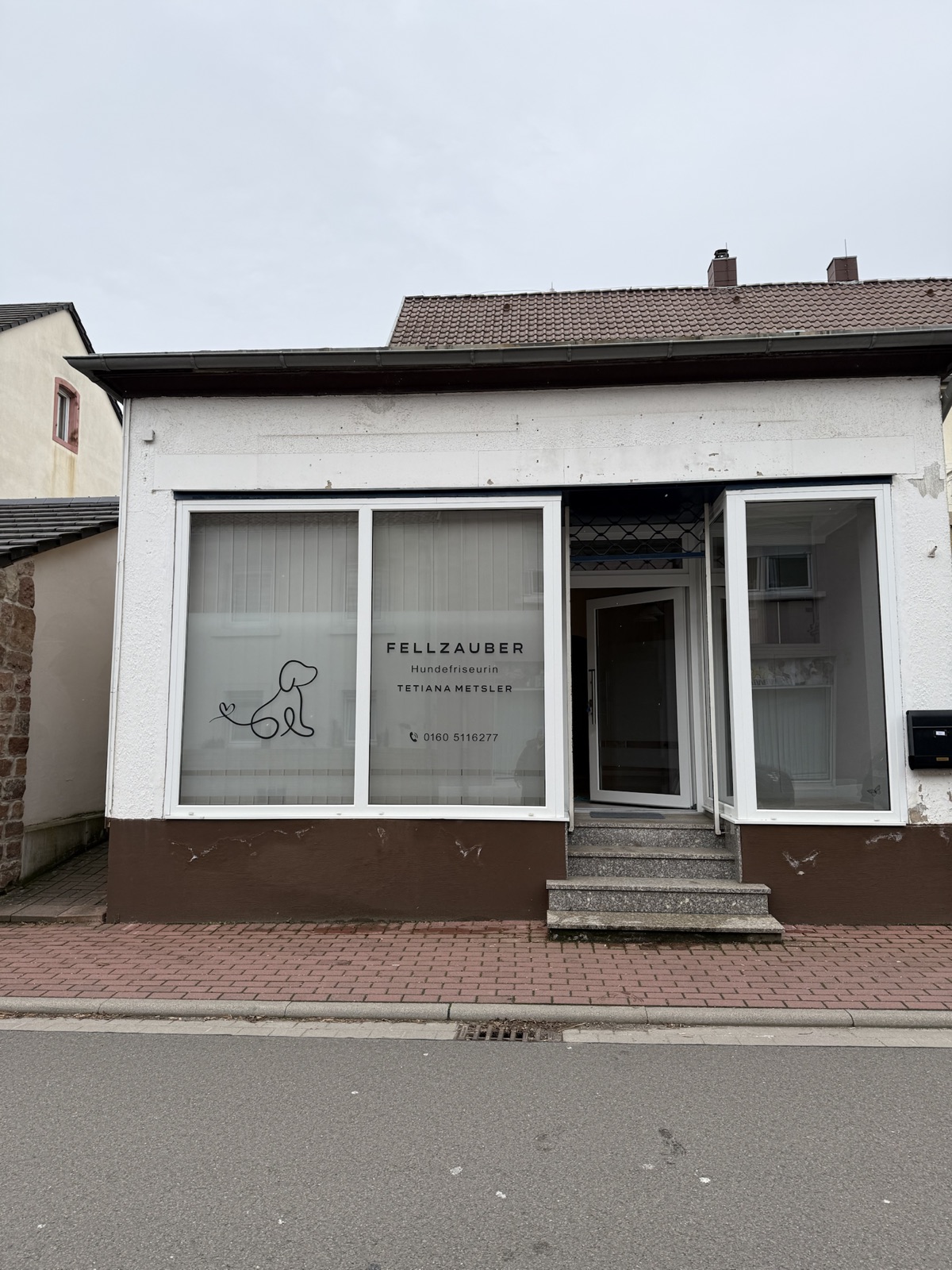 Außenansicht des Fellzauber Hundesalons
